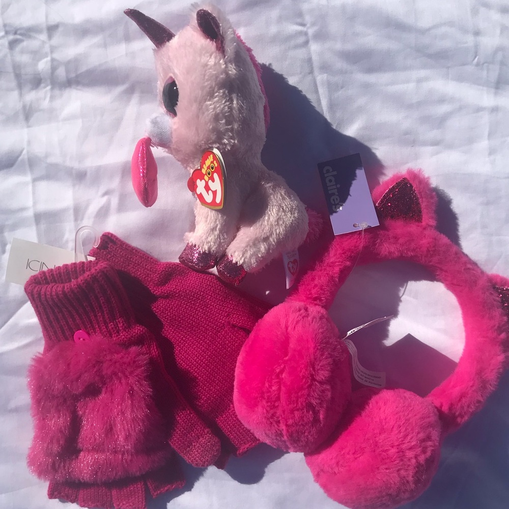 Stocking Bundle!! Muffs Mits n Beanie Baby